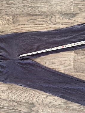 LINEN Casual Elastic-Waist Women’s linen Pants in steel blue